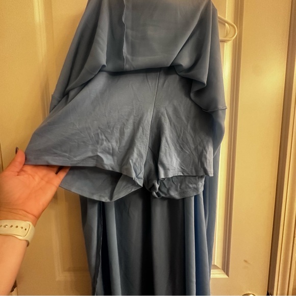 Torrid Blue A-Line Maxi Skirt Casual - Picture 3 of 5